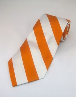 Tie - "Platinum Stripe" Silk